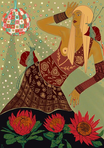 My Slow Dance  - a Digital Art Artowrk by Hanna Horiachkina